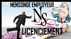 mensonge employeur licenciement
