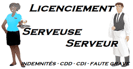licenciement serveur