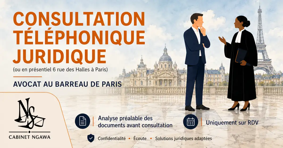 barreau avocat consultation juridique par téléphone