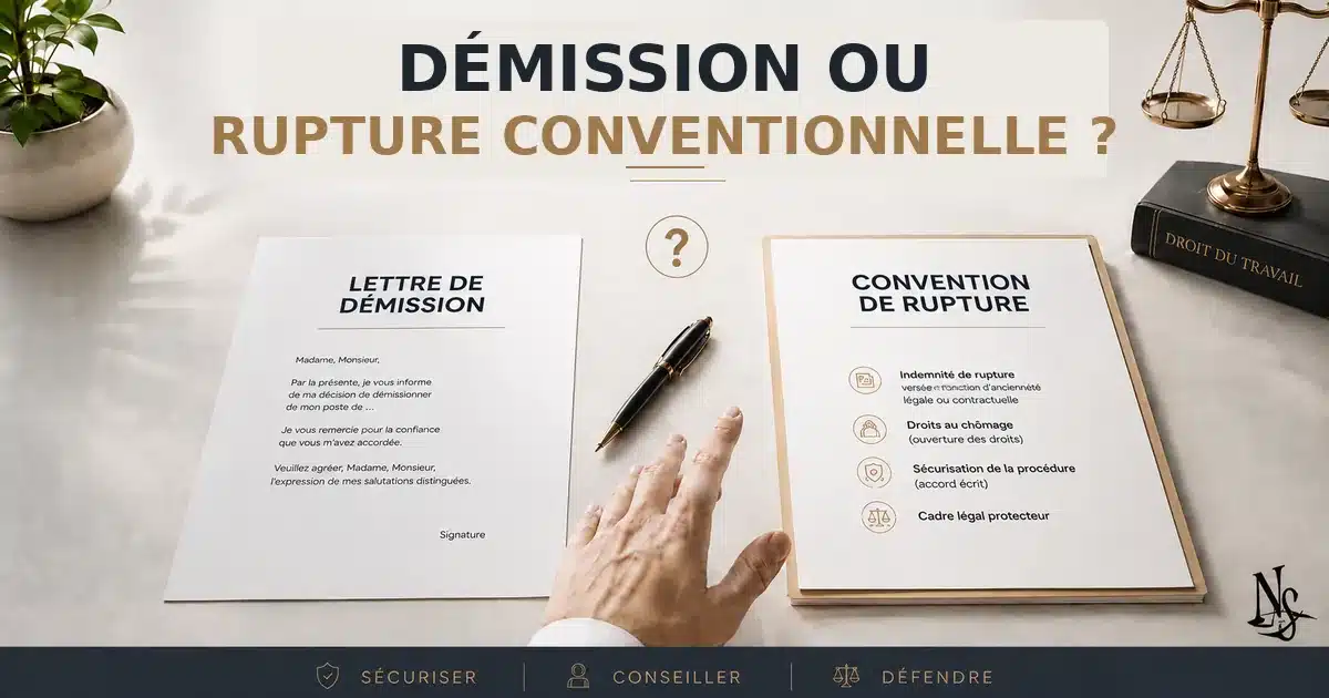 démission rupture conventionnelle