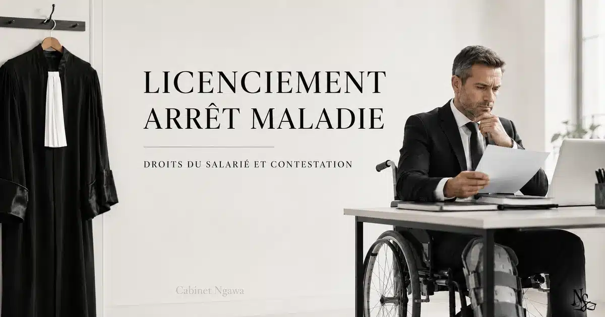 avocat licenciement arrêt maladie