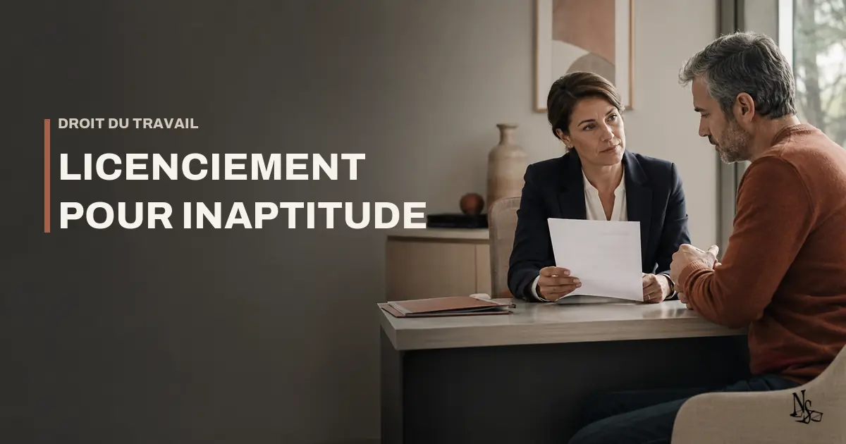 avocat licenciement pour inaptitude : procédure, reclassement, indemnités et recours