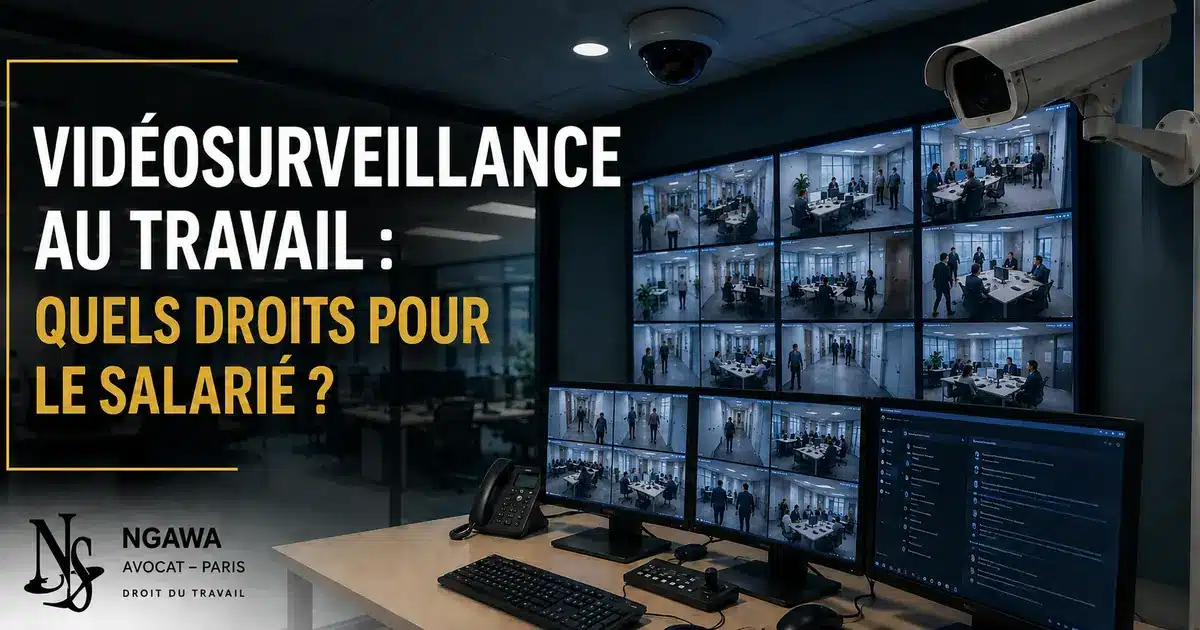 Droit du travail : Vidéosurveillance au travail : quels droits pour le salarié ?