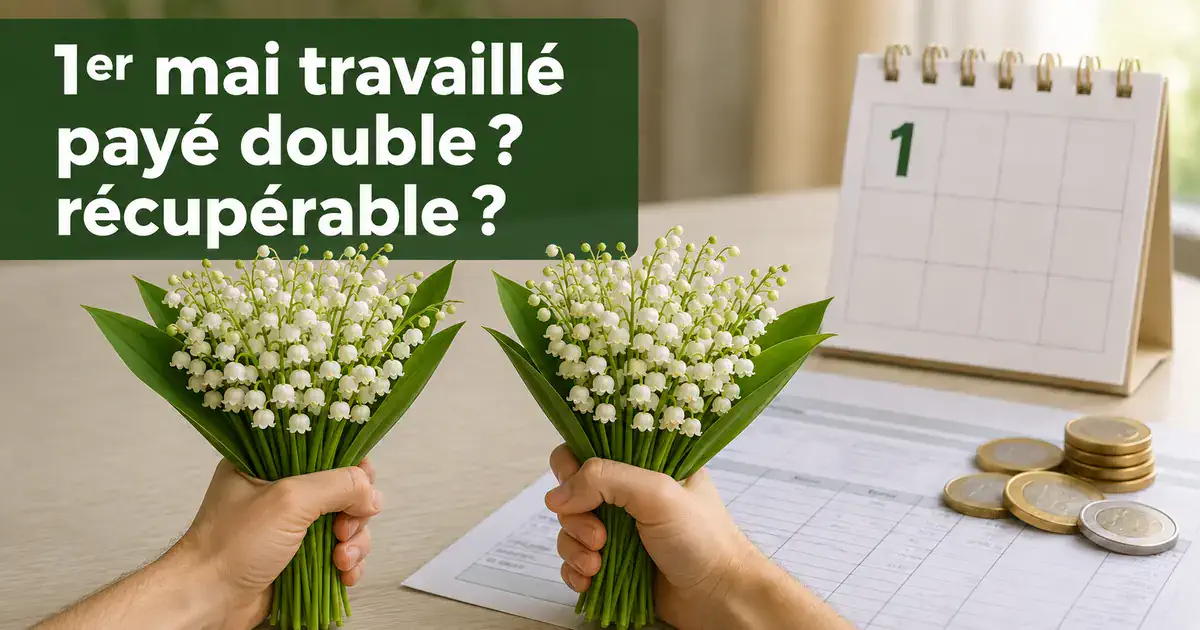 1er mai payé double récupérable