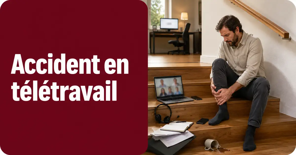 accident en télétravail