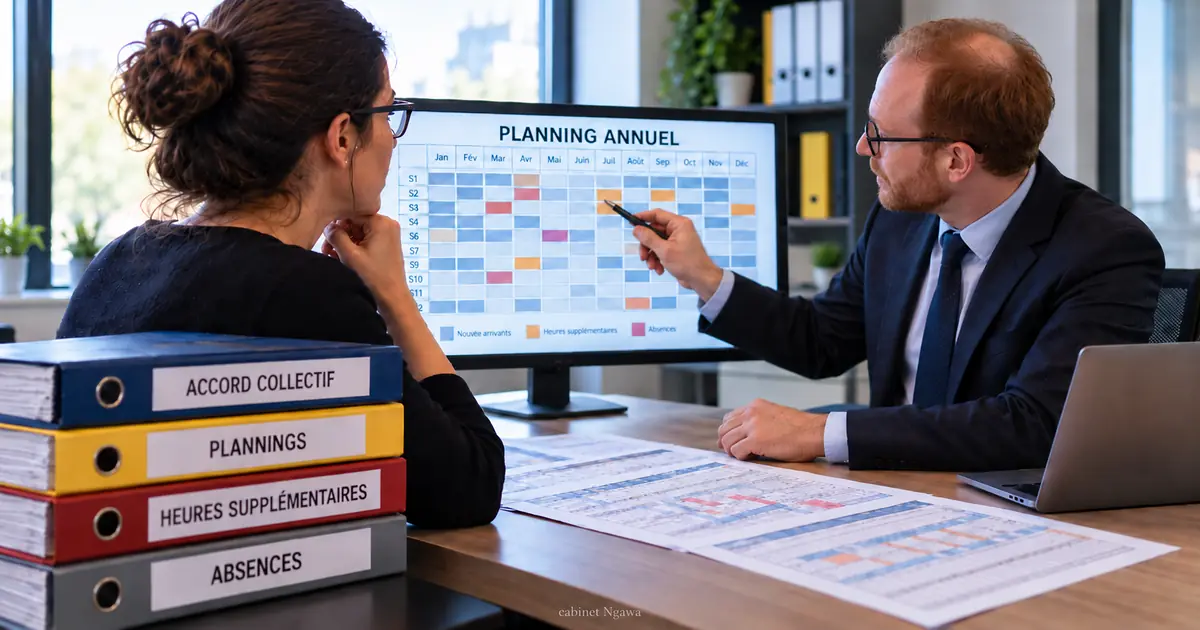 Aménagement et annualisation du temps de travail : heures supplémentaires et absences
