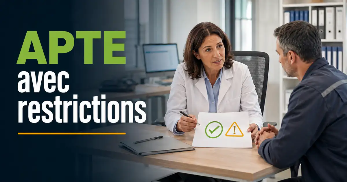 apte avec restrictions