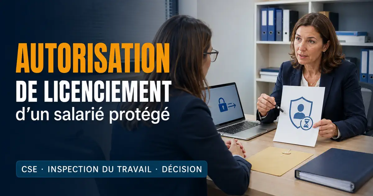 autorisation de licenciement d'un salarié protégé