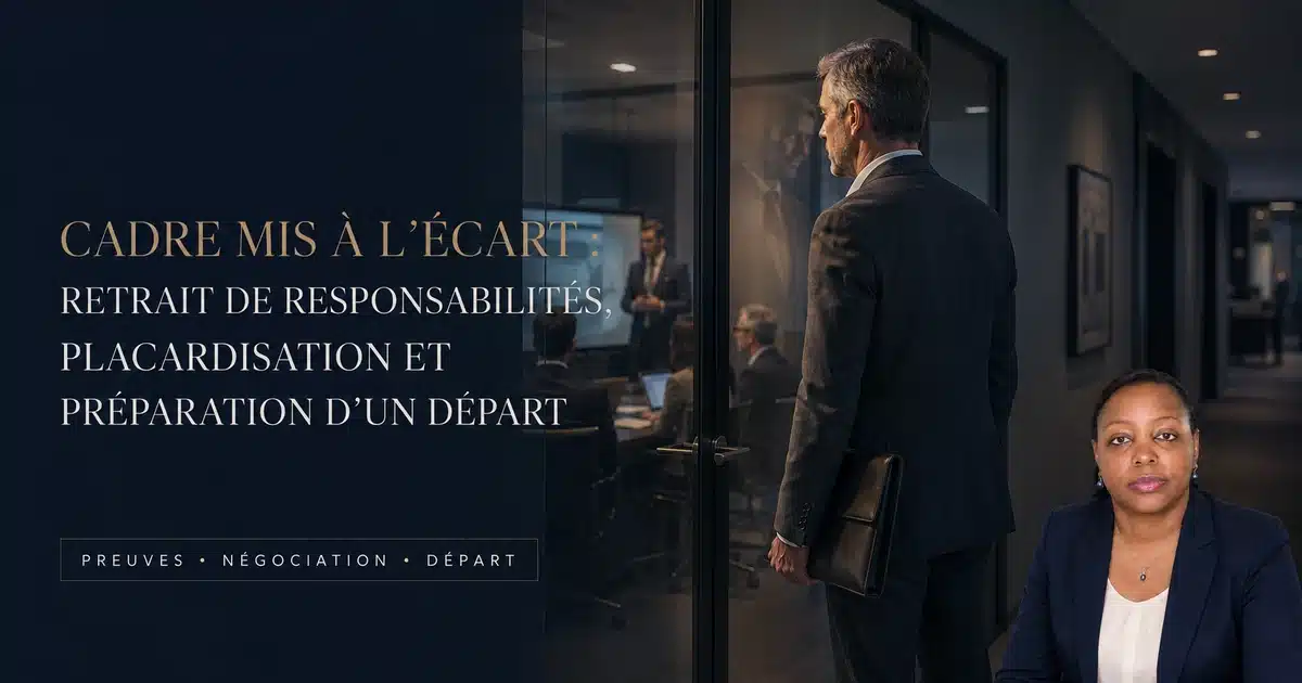 mise à l'écart cadre