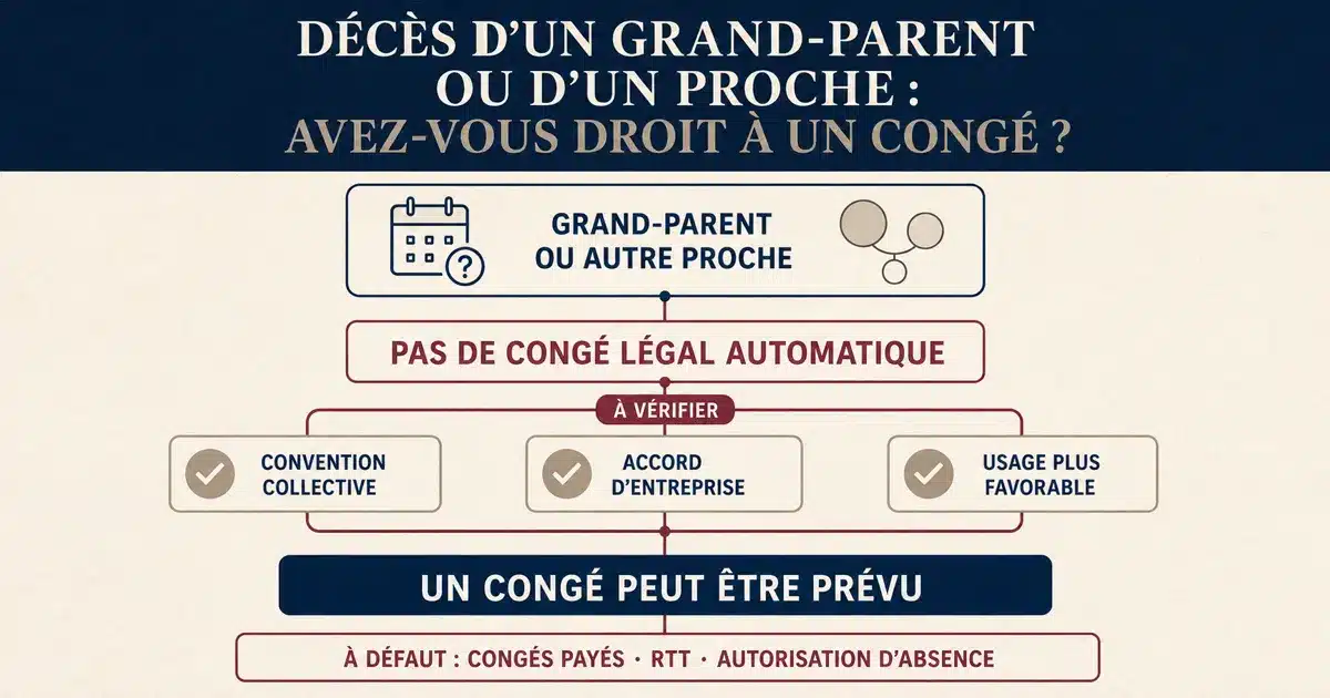 Décès d’un grand-parent ou d’un proche : avez-vous droit à un congé