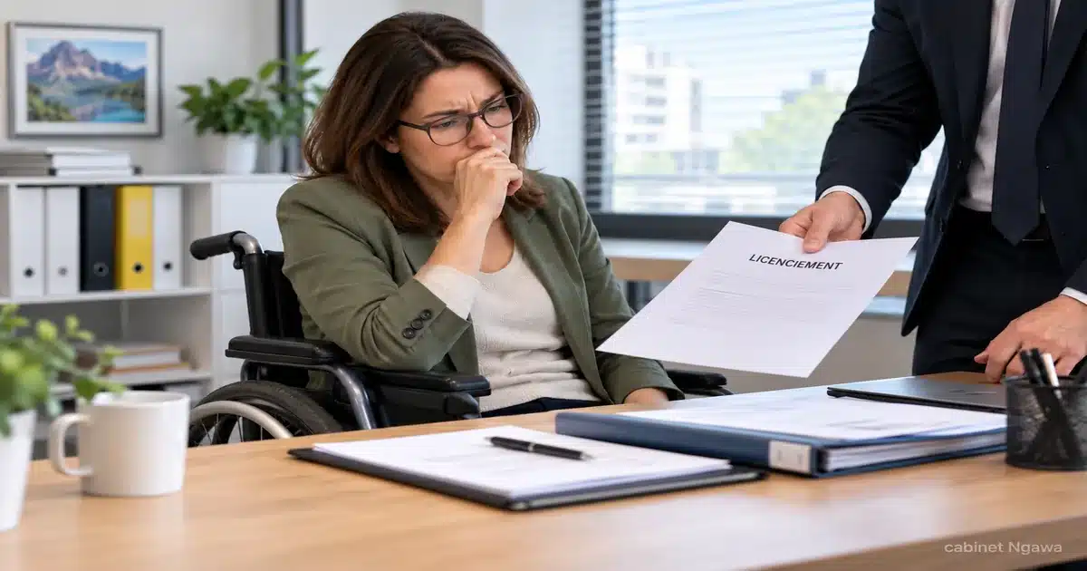 Licencié juste après être devenu handicapé