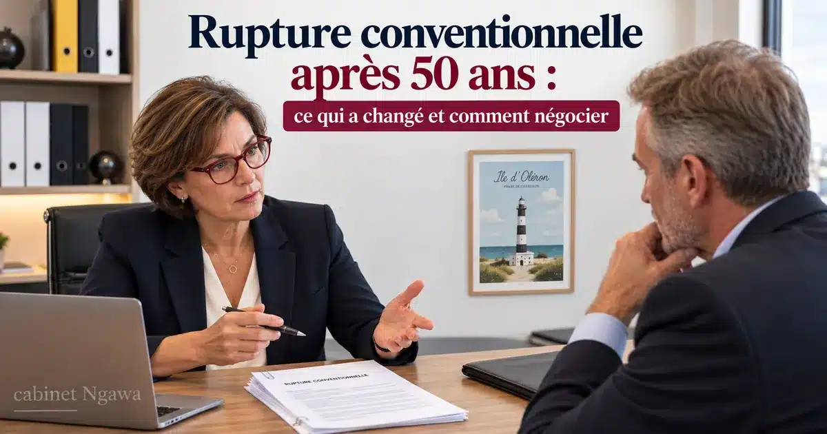 Rupture conventionnelle après 50 ans